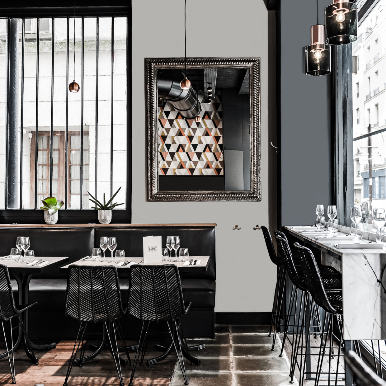 Anima Paris interior, best pizza, 78 rue du Cherche-Midi, Paris 6