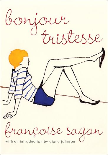 Cover of Bonjour Tristesse by Françoise Sagan, a beloved French novel about adolescence and love.