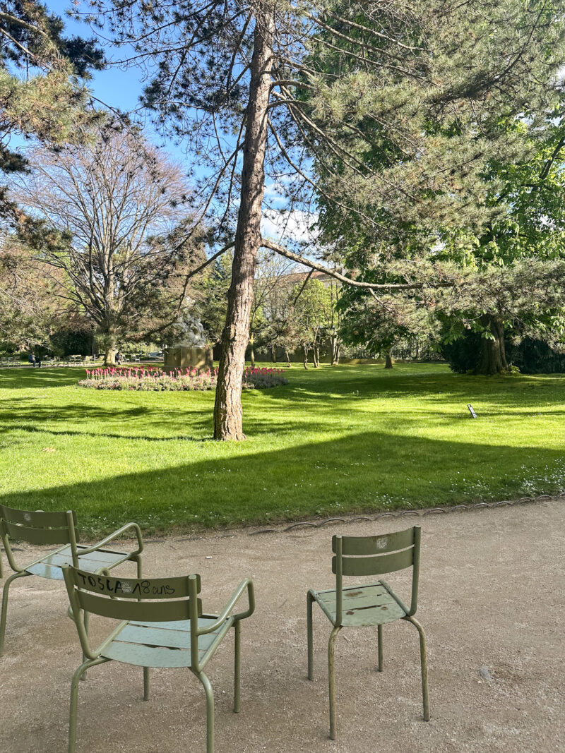 Jardin du Luxembourg in Spring Light