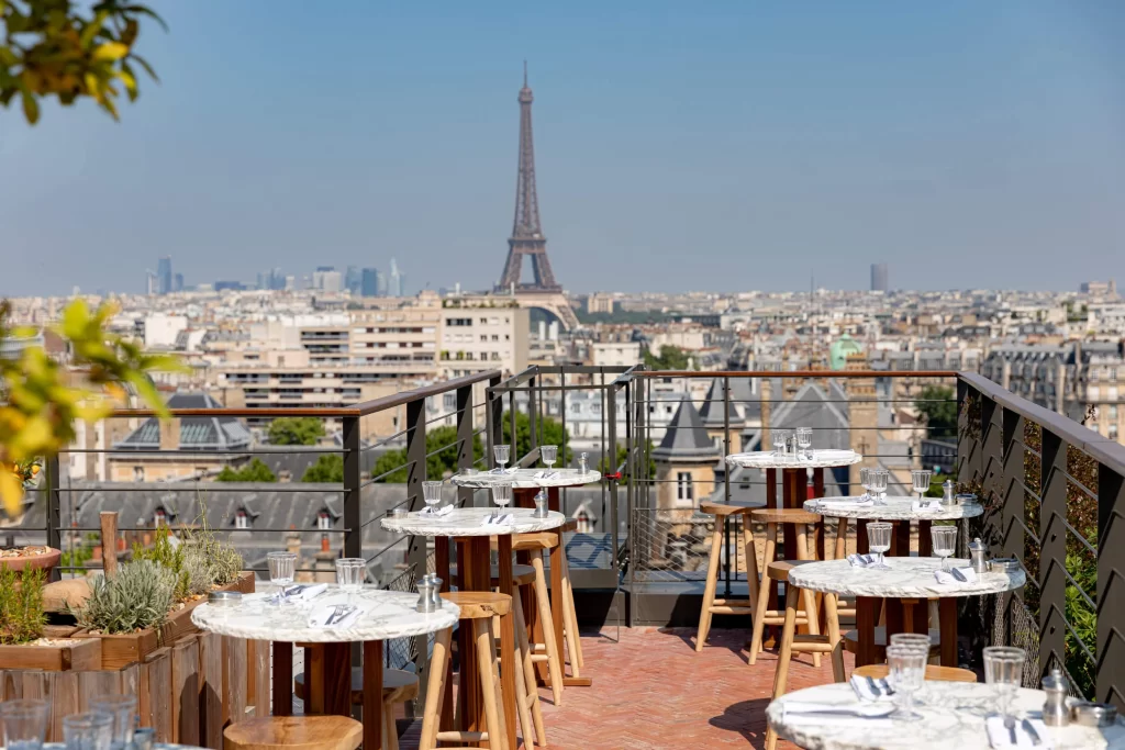 Villa M Rooftop Paris Eiffel Tower View