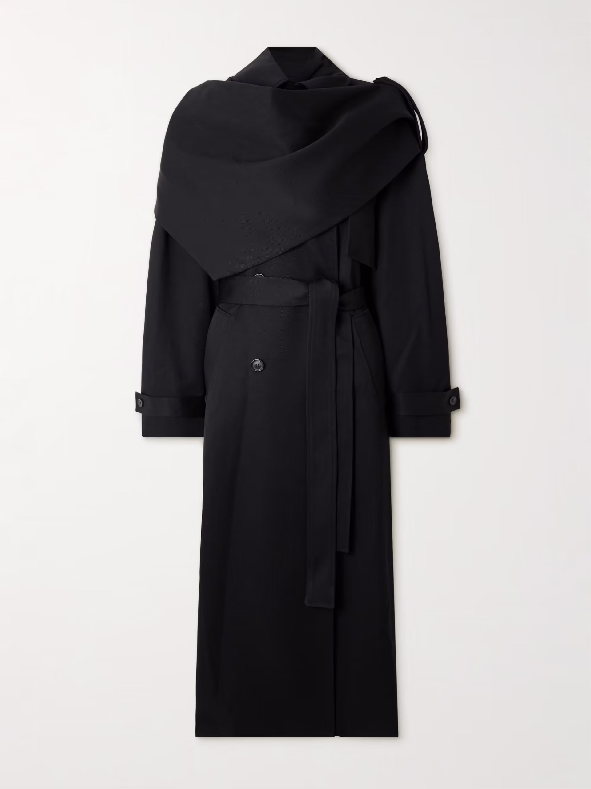 parisian style classic trench coat by the brand Rohe of 10 Parisian Style Staples You Can Add to Your Closet Right Now