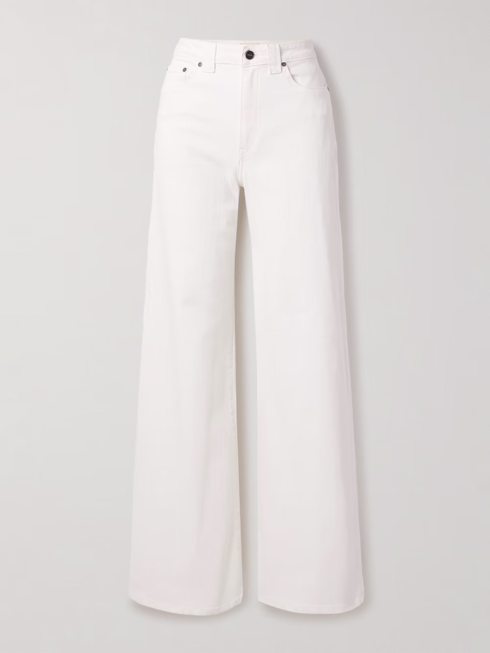 KHAITE Dane high-rise wide-leg jeans