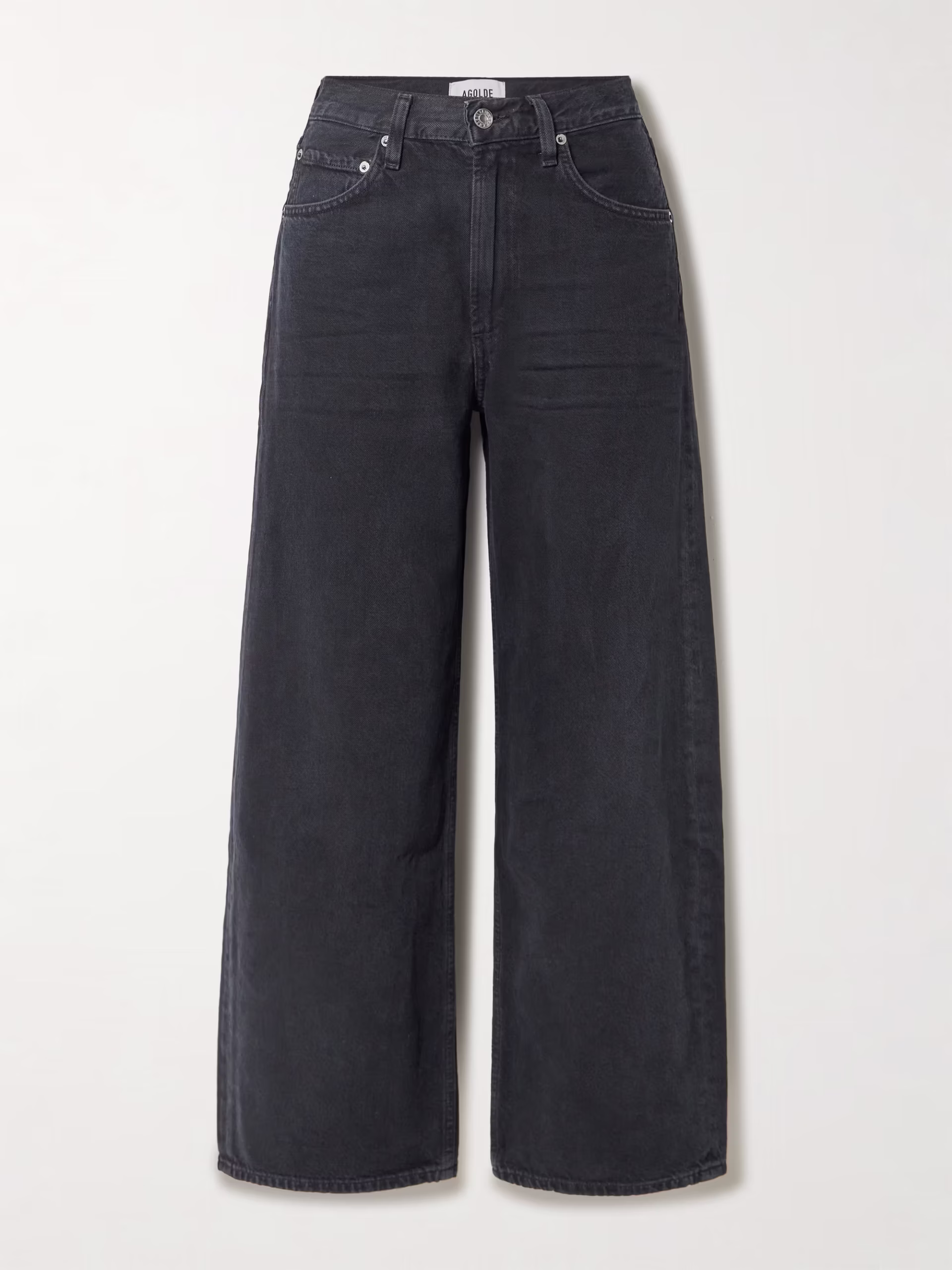 AGOLDE Low Curve Crop high-rise wide-leg jeans
