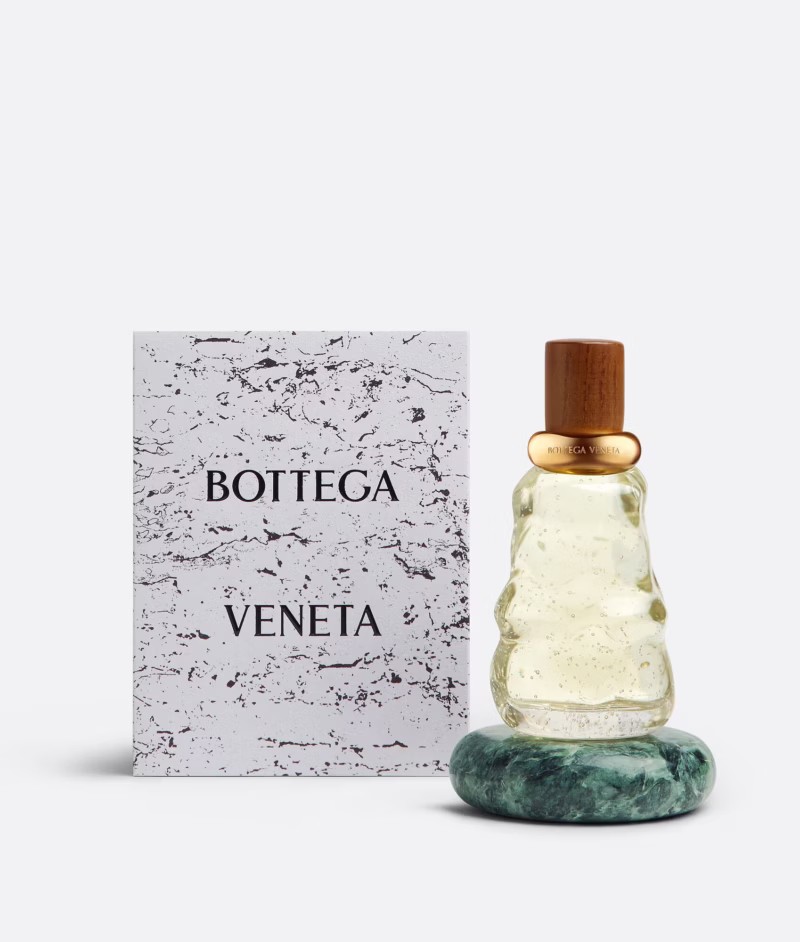 Bottega Veneta fragrance bottle organic aesthetic