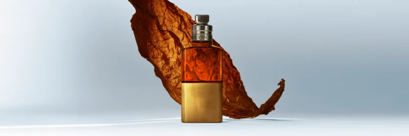 Dries Van Noten perfume bottle with artistic design