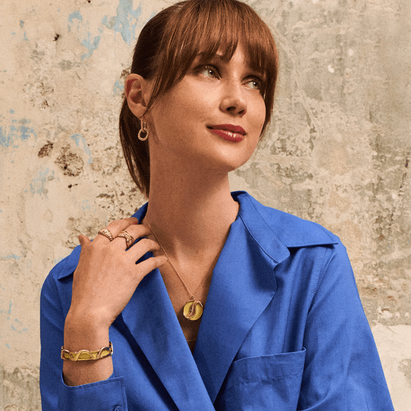 Customizable cuff bracelet from Les Georgettes