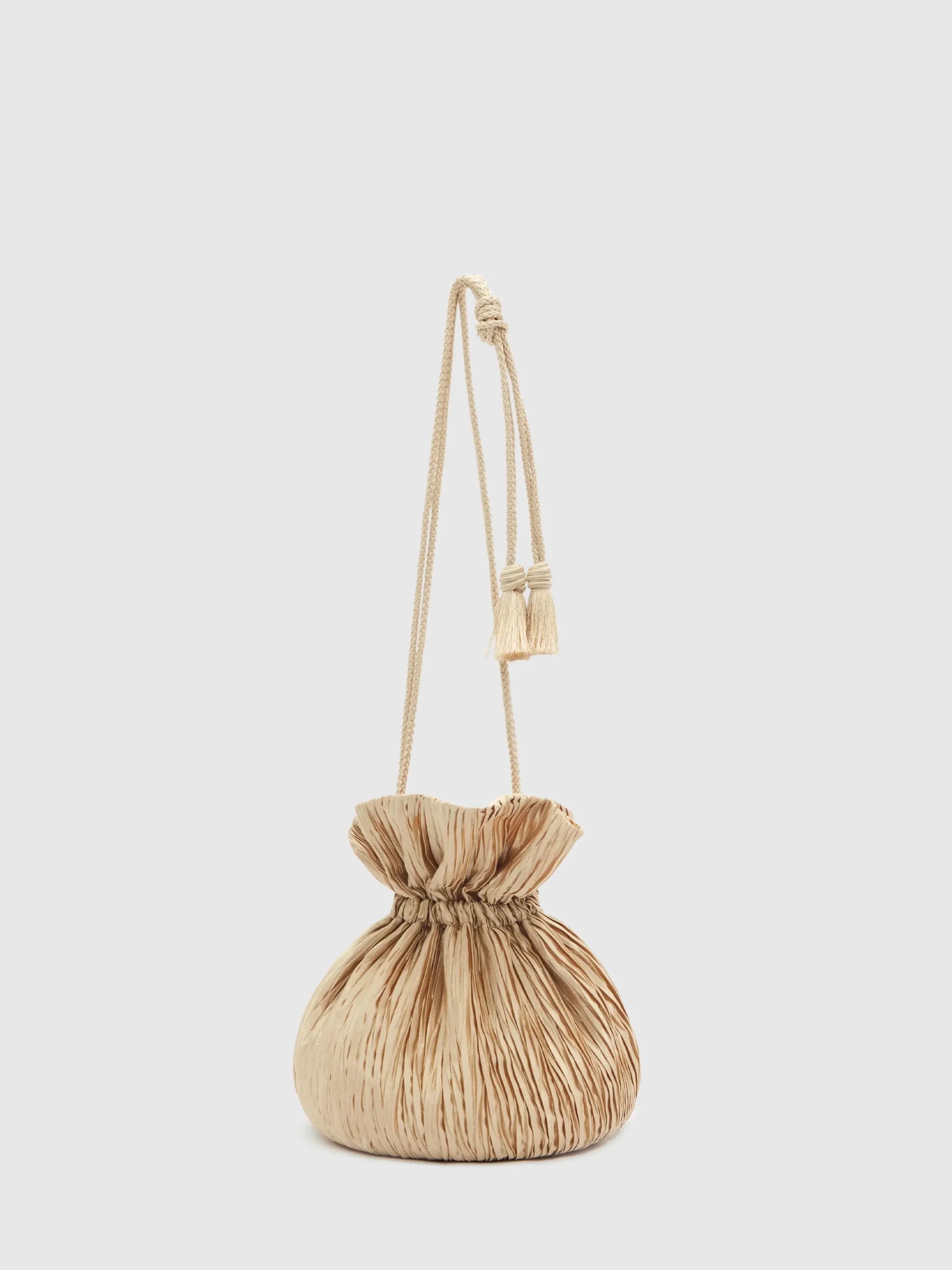 reformation Aphrodite Pleated Pouch $228