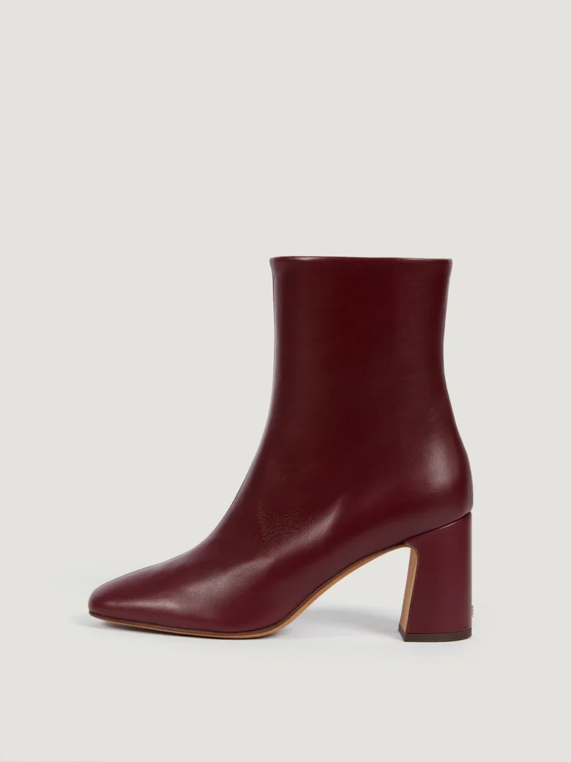 Rouje Accueil Accessoires Bottines CLAUDIA Bottines en cuir bordeaux