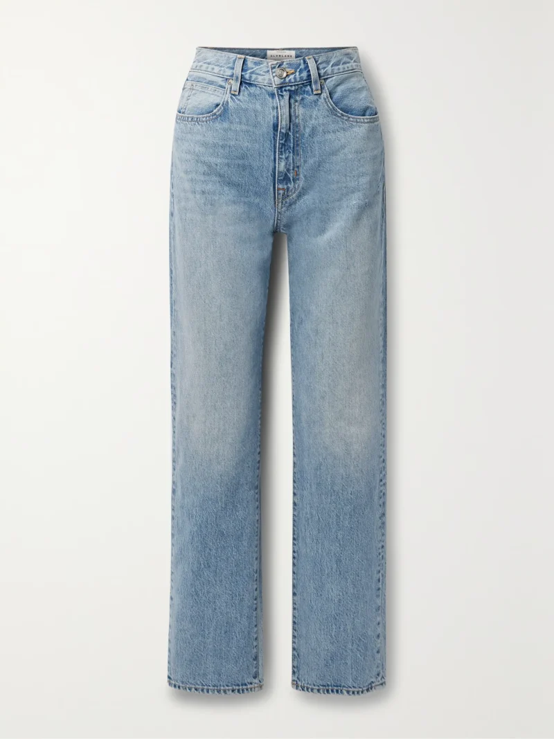 SLVRLAKE + NET SUSTAIN London high-rise straight-leg organic jeans $340