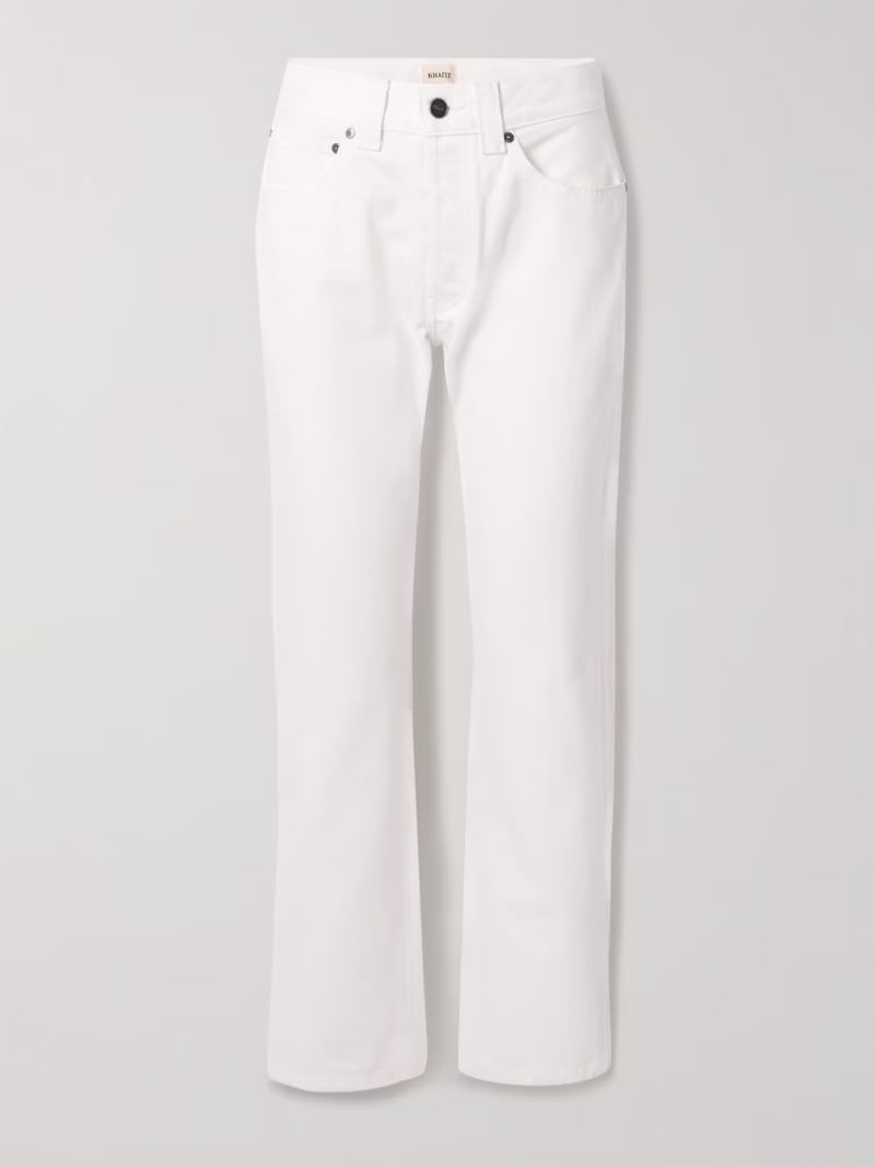 KHAITE Callum mid-rise straight-leg jeans