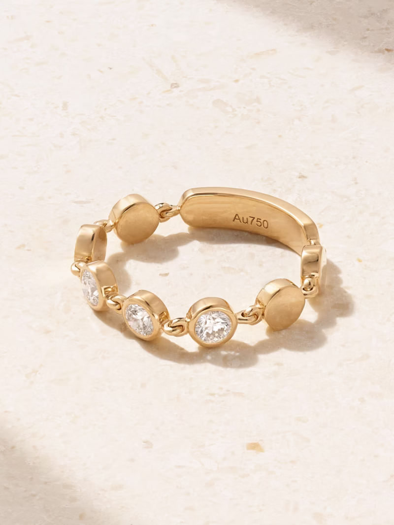 MESSIKA D-Vibes Medium 18-karat gold diamond ring